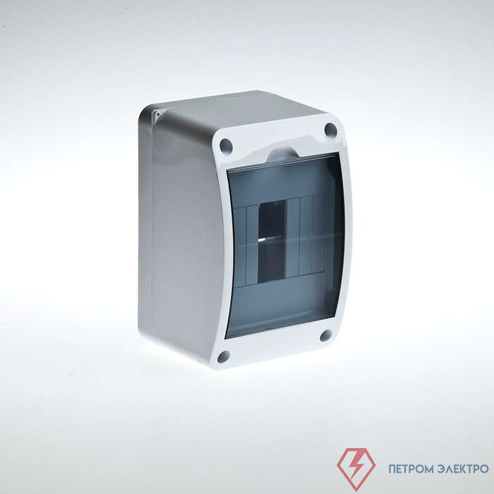 Бокс ОП Тусо 4мод. IP40 бел./прозр. двер. Ruvinil 68304