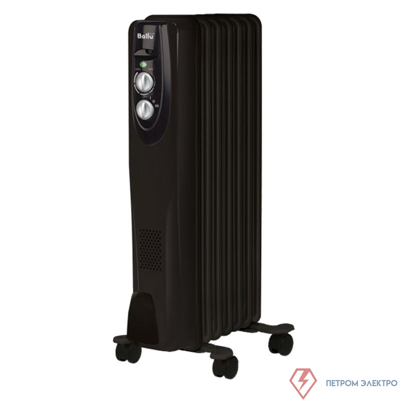 Радиатор масляный 7 секц. 1500Вт Classic black BOH/CL-07BRN 1500 Ballu НС-1050895