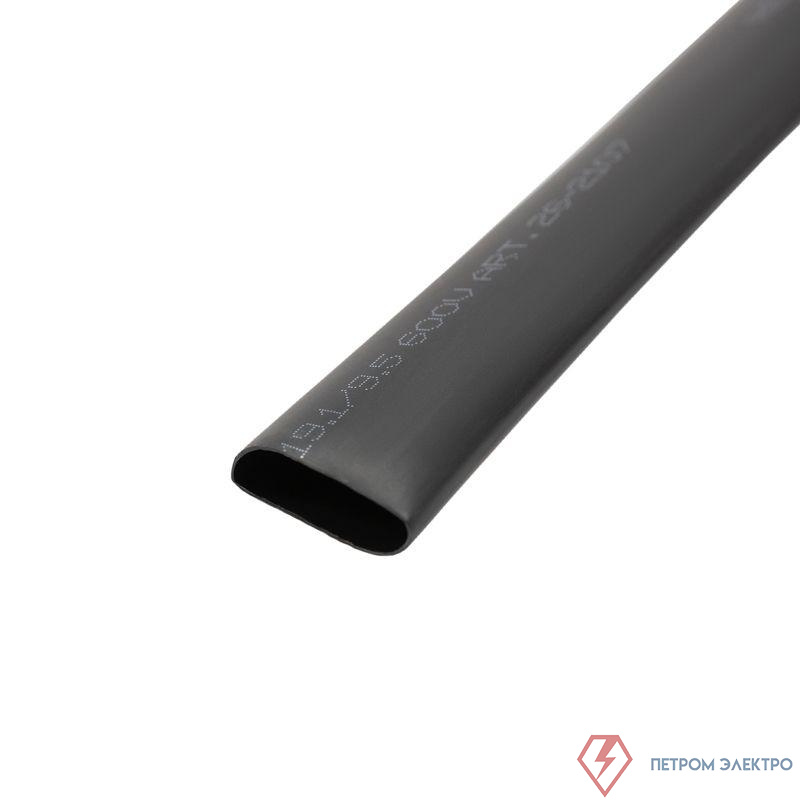 Трубка термоусадочная двустенная клеевая 19.1/9.55 (2:1) черн. 1м (уп.10шт) Rexant 26-2107