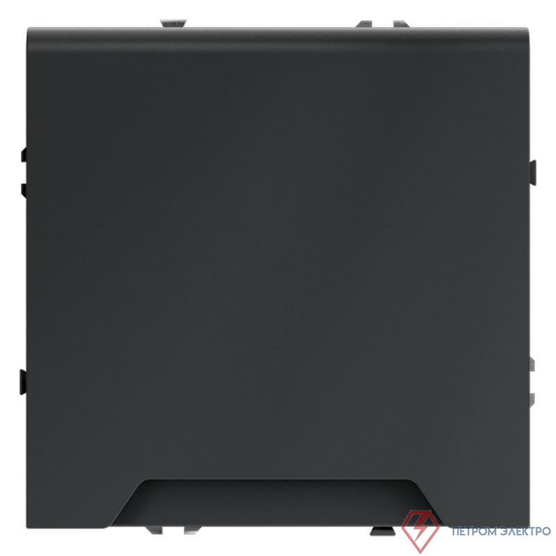 Розетка 1-м СП S70 16А с заземл. защ. шторки + крышка механизм графит Voltum VLS040307