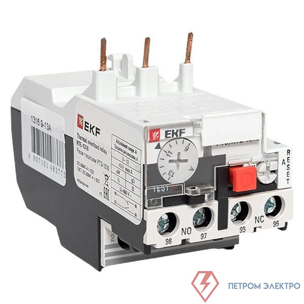 Реле тепловое РТЭ-1316 9-13А EKF rel-1316-9-13