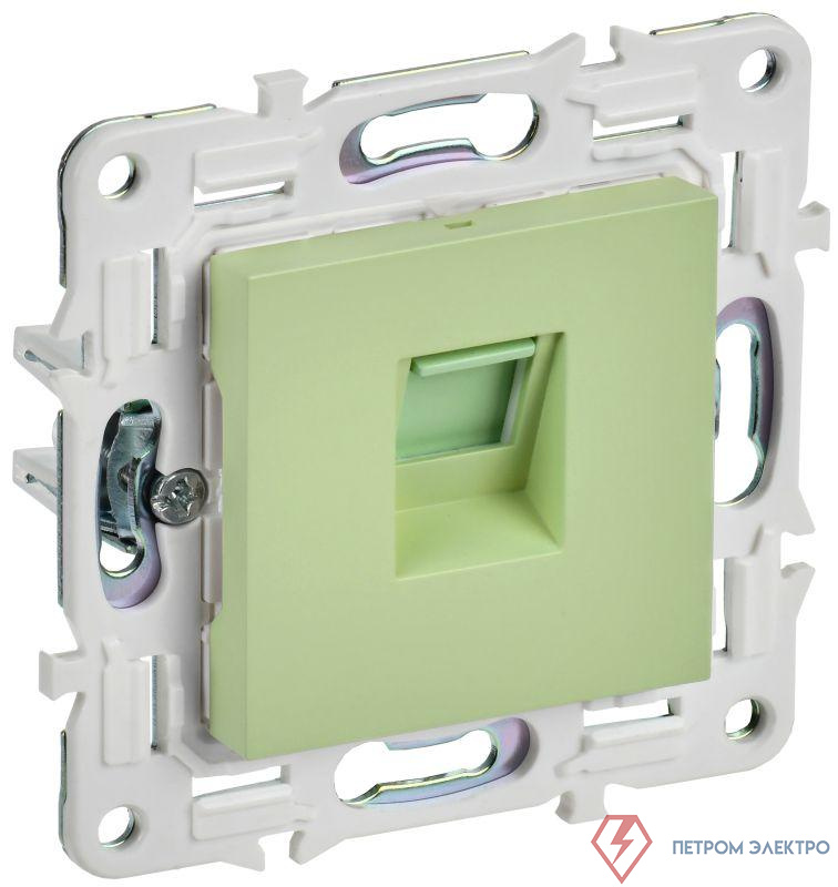 Розетка компьютерная RJ45 кат.5E SKANDY SK-K01G мятный IEK SK-K10-1-K06