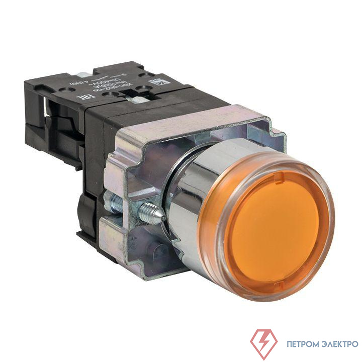 Кнопка BA51 с подсветкой 230В желт. NO PROxima EKF xb2-bw51-230