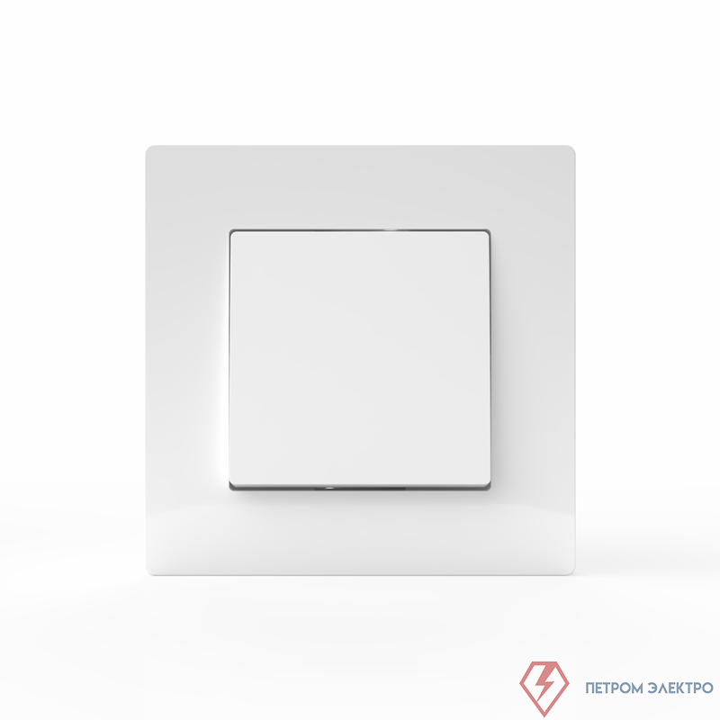 Переключатель перекрестный 1-кл. СП Pixel IP20 механизм бел. TOKOV ELECTRIC TKE-PX-P1R-C01