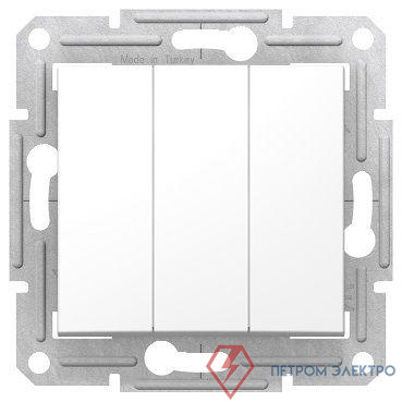 Выключатель 3-кл. Sedna 230В 10AX бел. SchE SDN0300621