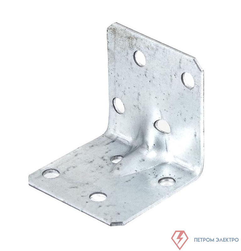Угол крепежный усилен. 40х40х40 цинк Zitar 124409