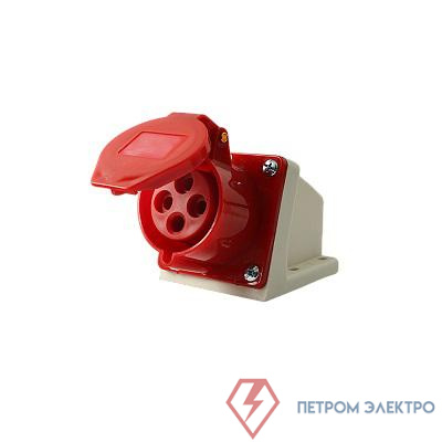 Розетка стационарная ОП PPC 114 16А 4п 3Р+РЕ 380В IP44 Pro JazzWay 5072657