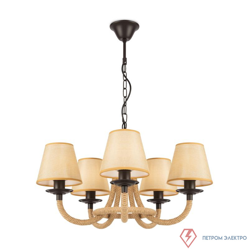 Люстра Corda 60Вт E14х5 IP20 Freya FR4402-PL-05-GB