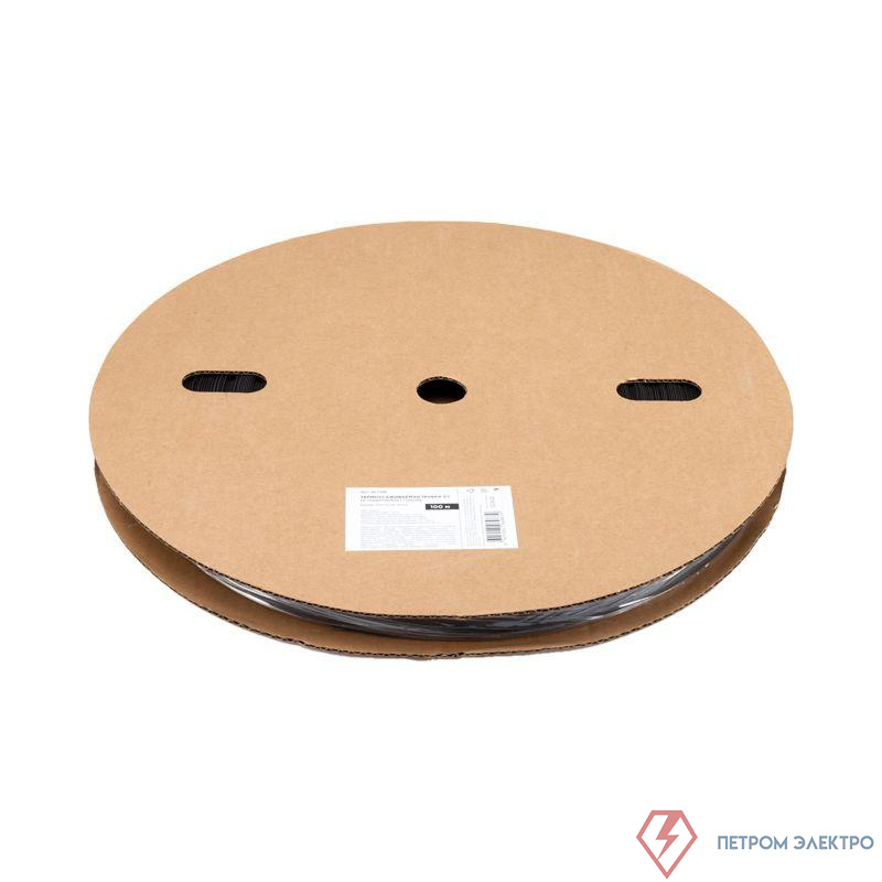 Трубка термоусадочная ТУТ нг 15.0/7.5 черн. (уп.100м) Rexant 49-1506