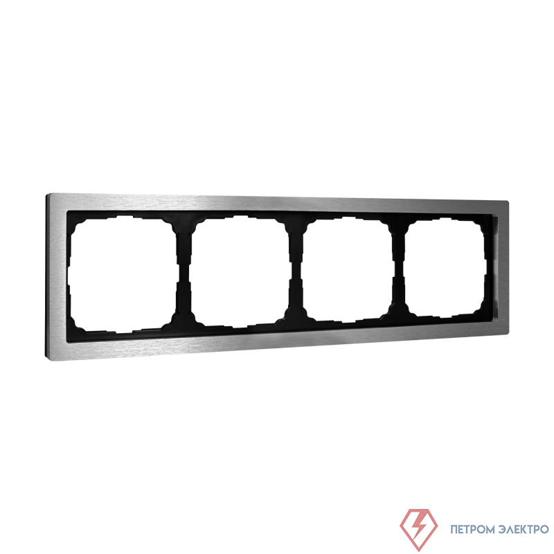 Рамка 4-м ArtGallery Pure метал. алюм. SE GAL312104