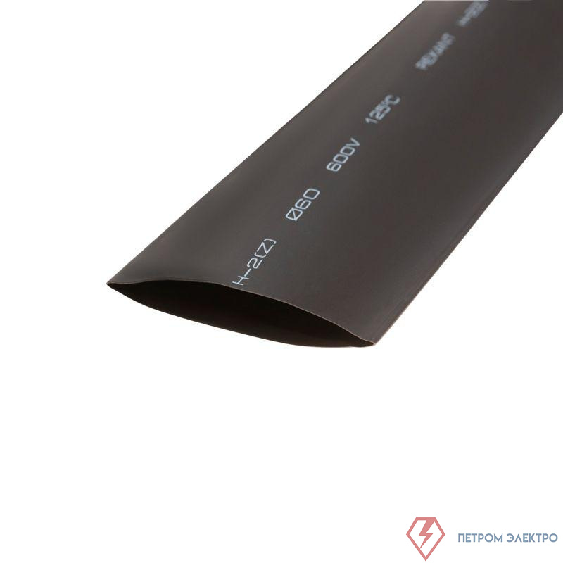 Трубка термоусадочная ТУТ нг 60.0/30.0 черн. 1м Rexant 25-0060