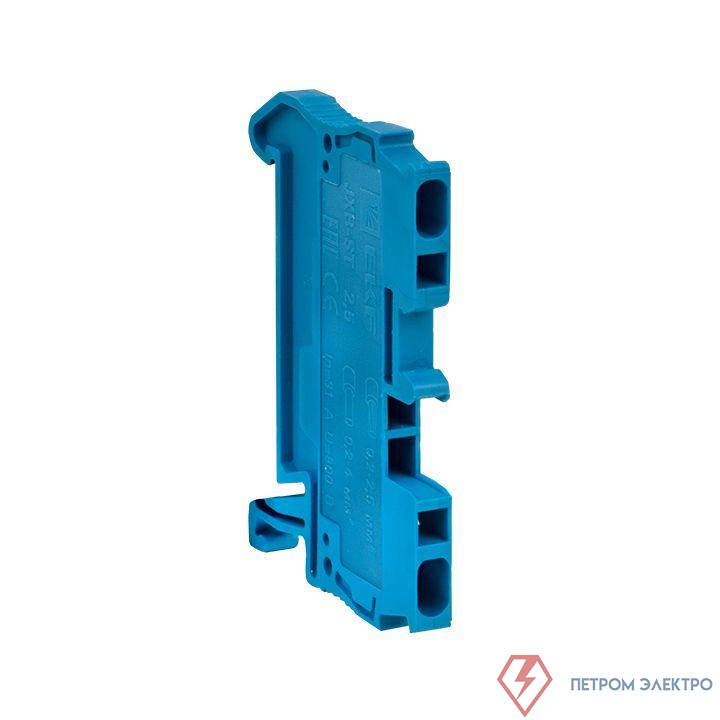 Колодка клеммная ST-2.5 31А пружинная син. EKF plc-jxb-st-2.5-blue