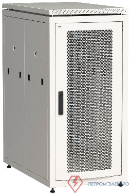 Шкаф сетевой 19дюйм  LINEA N 18U 600х1000мм перфорированная передняя дверь сер. ITK LN35-18U61-P