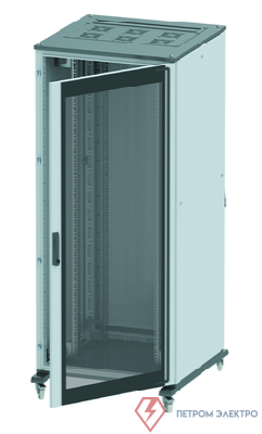 Шкаф напол. 42U 600х1000 передняя дверь-стекло; задняя глухая дверь; крыша укомплектована вводом и заглушками DKC R5IT4261GS