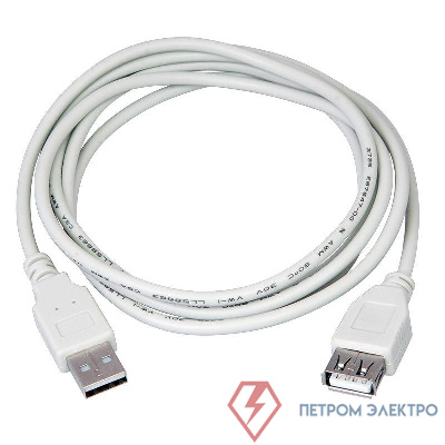 Шнур USB-A (male)-USB-A (female) 5м Rexant 18-1117
