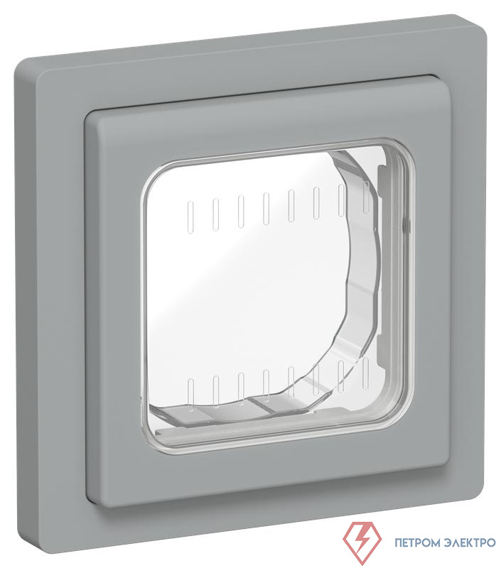 Рамка 1-м СП FLITE Рпро-1-55-ФлС IP55 сер. IEK FI-M10-32-55-K03