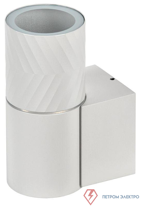 Светильник 5107 GU10 IP65 уличный настенный бел. IEK LT-UBU0-5107-GU10-1-K01
