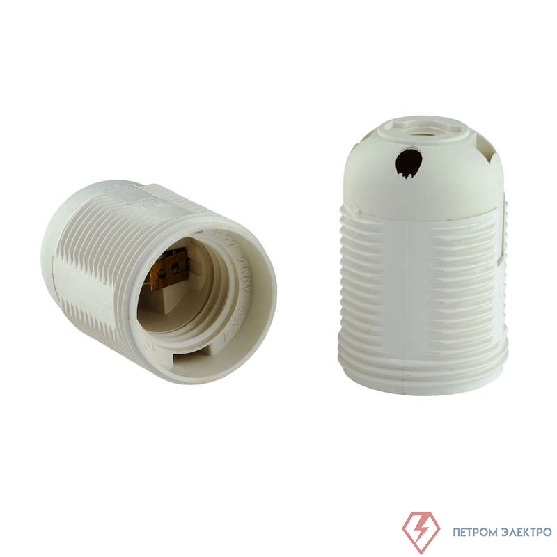 Патрон подвесной E27 фигур. бел. DUWI 24526 1