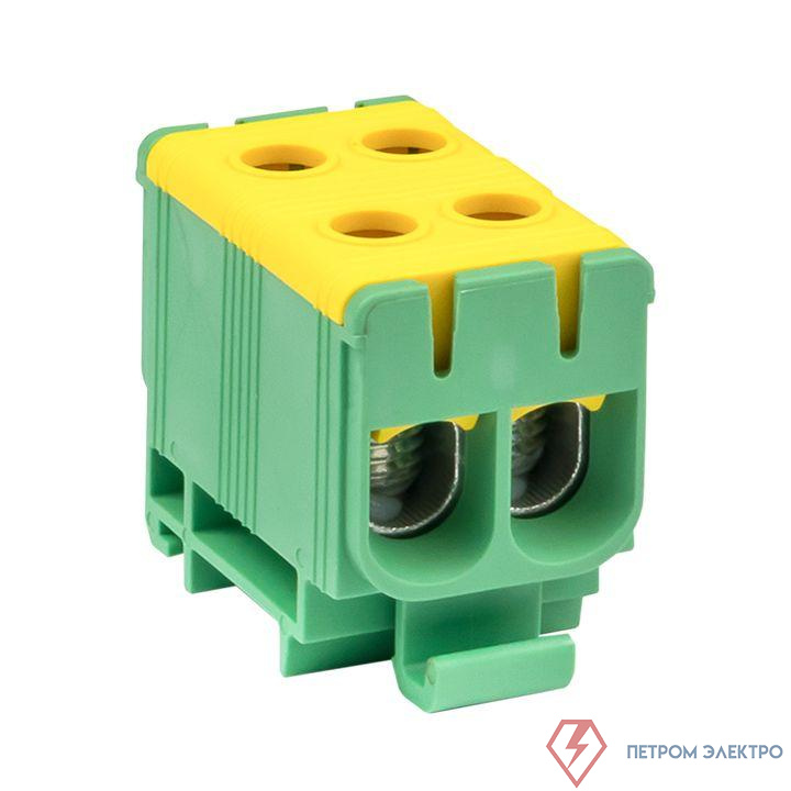 Клемма силовая вводная двойн. КСВ 16-50кв.мм желт./зел. EKF plc-kvs2-16-50-y-green