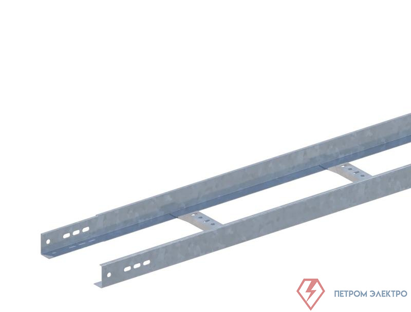 Лоток лестничный 200х50 L2000 сталь 1.5мм НЛ-20П1.87 цУТ2.5 оцинк. СОЭМИ Н0112113431