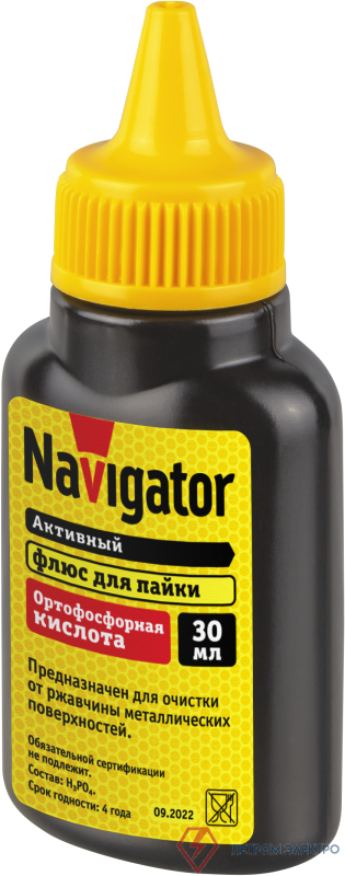 Флюс 93 747 NEM-Fl04-F30 ортофосфорная кислота 30мл NAVIGATOR 93747