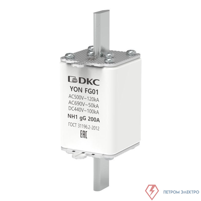 Предохранитель YON ножевого типа FG1 с одинарной индикацией 200А DKC 1FG01-0200