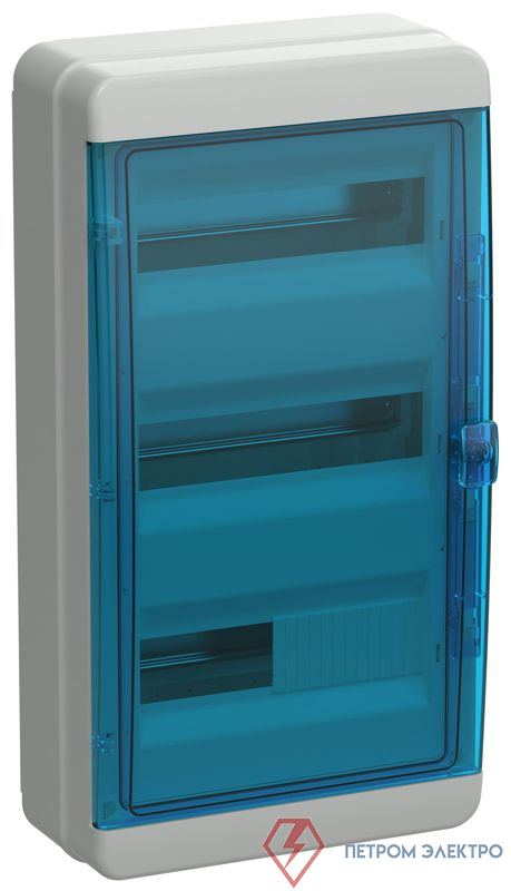 Корпус КМПн-36 TEKFOR IP65 син. прозр. дверь пластик. IEK TF5-KP72-N-36-65-K03-K07 0