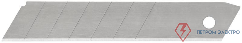 Набор лезвий для ножа технического 18мм 8 сегментов сталь SK5 (уп.10шт) FIT 10420