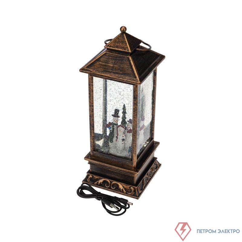 Фонарь декоративный с эффектом снегопада и подсветкой "Новый год" Neon-Night 501-161