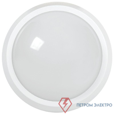 Светильник светодиодный ДПО 5071 28Вт 6500К IP65 круг бел. IEK LDPO0-5071-28-6500-K01
