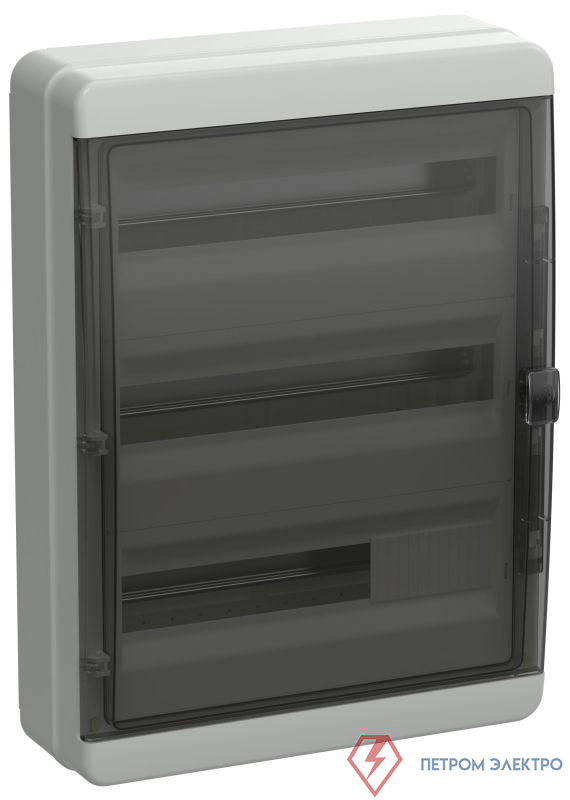 Корпус КМПн-54 TEKFOR IP65 черн. прозр. дверь пластик. IEK TF5-KP72-N-54-65-K03-K02