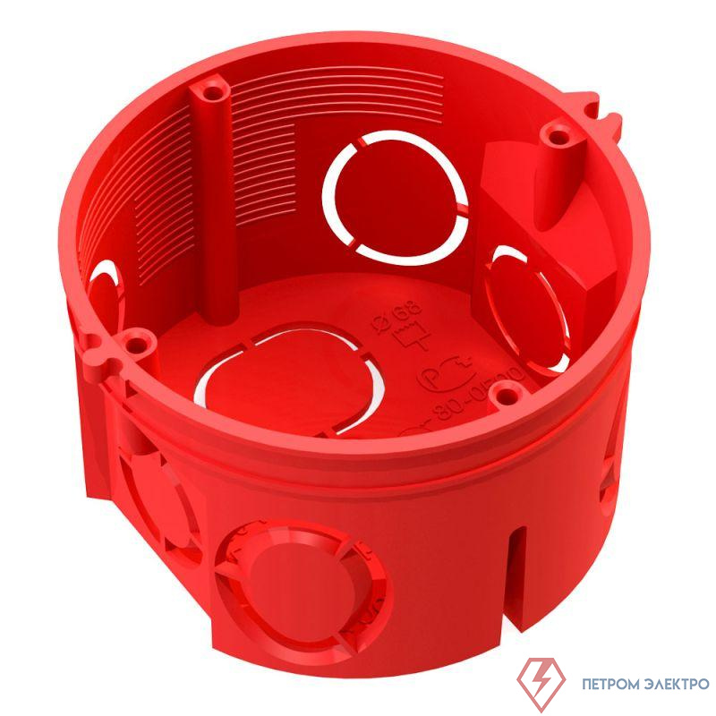 Коробка установочная СП 80-0501 безгалогенная (HF) 68х42 без соединителя Промрукав 80-0501