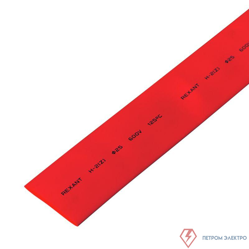Трубка термоусадочная ТУТ нг 25.0/12.5 красн. 1м Rexant 22-5004
