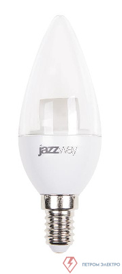 Лампа светодиодная PLED-SP CL 7Вт C37 свеча 3000К тепл. бел. E14 540лм 230В JazzWay 2853097 0
