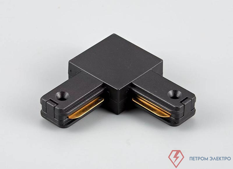 Коннектор L-образный PTR P CL-BL пластик черн. JazzWay 5052116