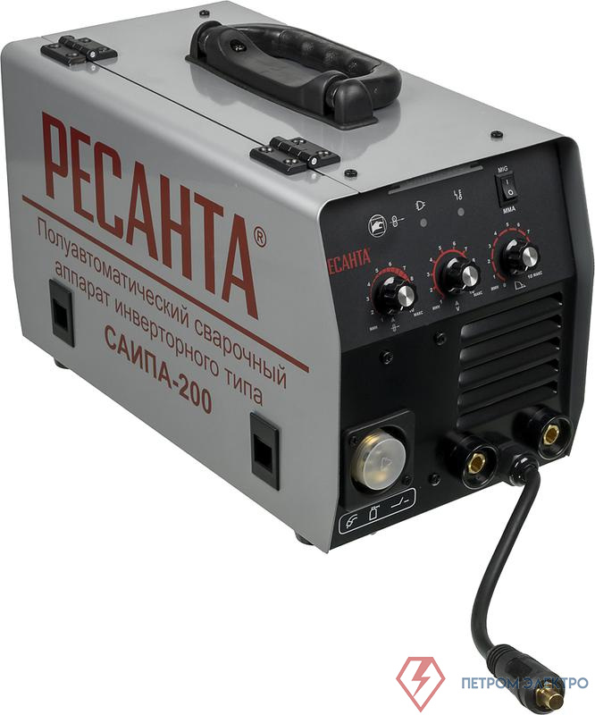 Аппарат сварочный полуавтоматический САИПА-200 200А d0.8-1мм 220В IP21 Ресанта 65/9