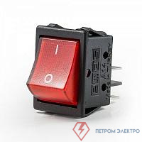 Выключатель с подсветкой красный EMAS A14B1K11