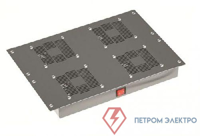 Модуль потолочный 4 вентилятора с термостатом для крыши 600 RAL9005 DKC R5VSIT6004FTB