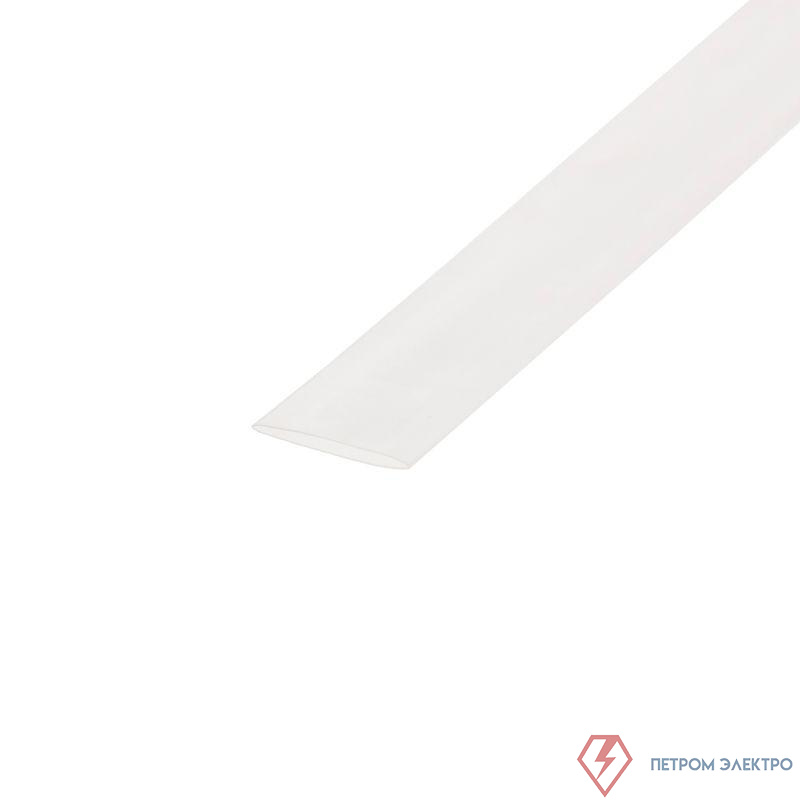 Трубка термоусадочная ТУТ 15/7.5 Н-1 (горючая) прозр. 1м REXANT 21-5009