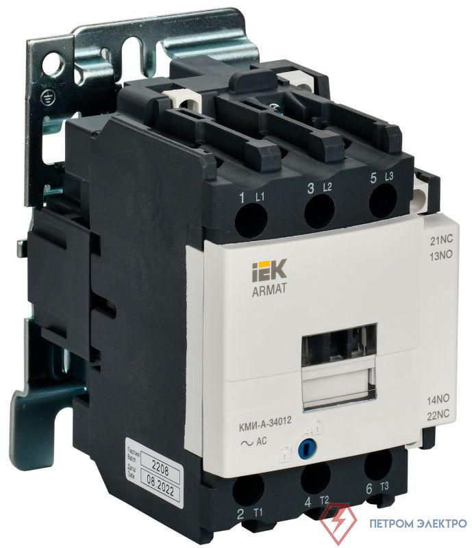 Контактор КМИ-А-34012 LC1D 40А кат. 24В AC 1НО+1НЗ AC-3 IEK AR-ACC-31-040-024-11
