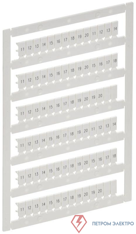 Маркер для CTS/CP 2.5кв.мм "11-20" ARMAFIX IEK AF-CT10D-M-D25-02