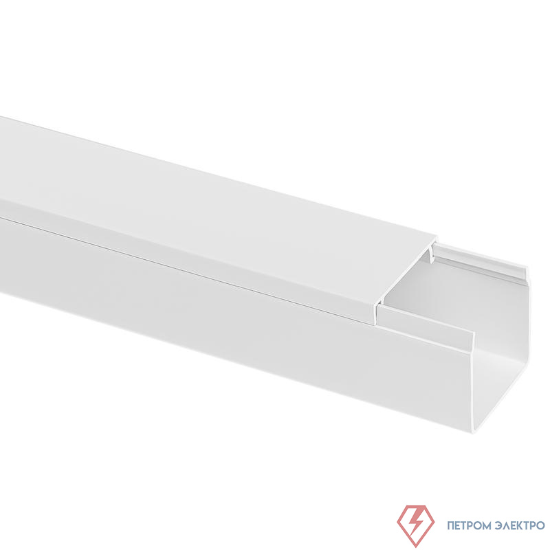 Кабель-канал 25х25 L2000 пластик бел. TOKOV ELECTRIC TKE-KK-25-25-2000-WH