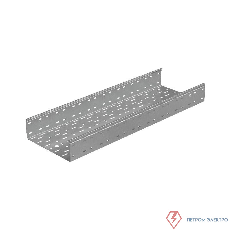 Лоток листовой перфорированный 300х100 L3000 0.8мм "Стандарт ПЛЮС" LPEplus100-300-0.8-3000 INOX304 КМ PL5183