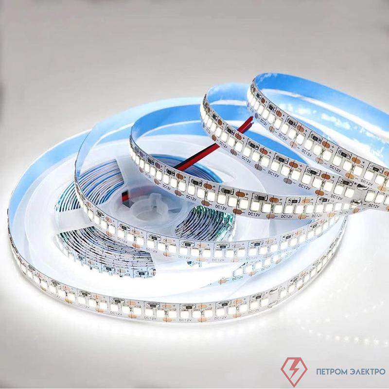 Лента светодиодная 24В 14.4Вт/м smd2835 240 диод/м IP20 1200лм/м PCB 10мм 4000К (уп.5м) Apeyron 00-516