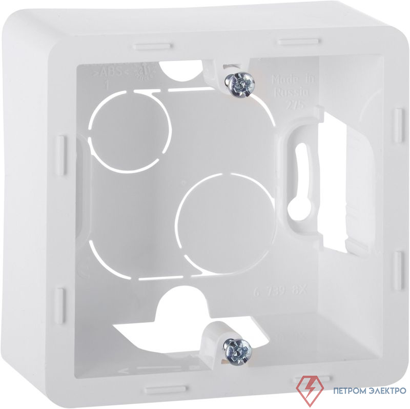 Коробка 1-м ОП Inspiria бел. IEK 673980