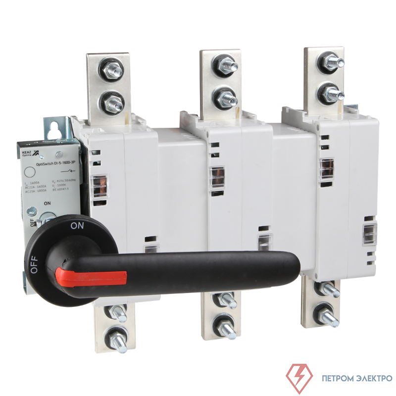Выключатель нагрузки 3п 1600А OptiSwitch DI-5-1600-3P КЭАЗ 274893