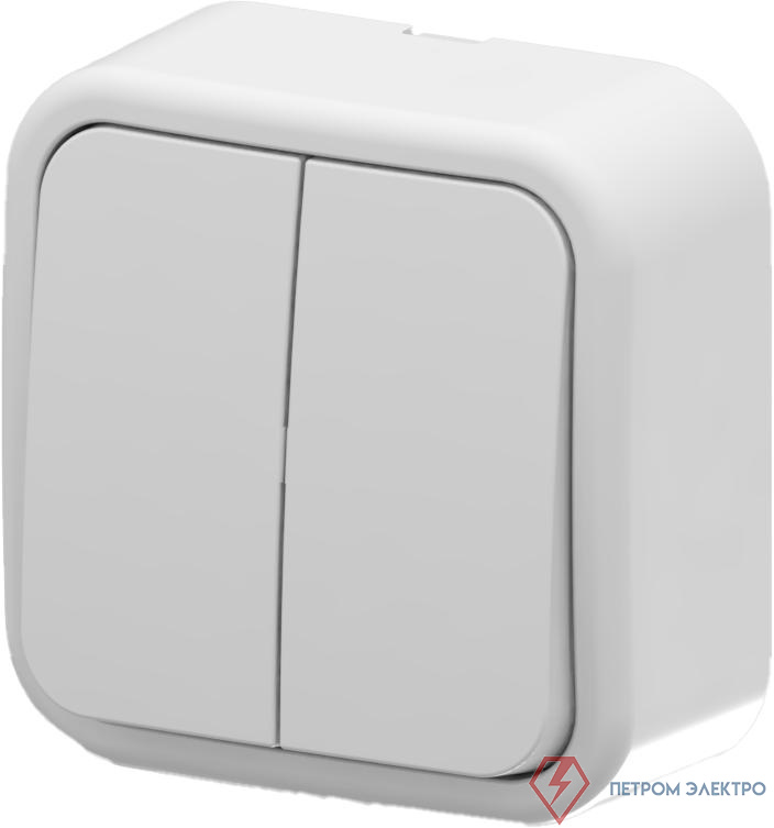 Выключатель 2-кл. ARIA IP20 бел. ARVIA 25 01 1000 202