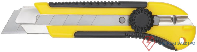 Нож технический 25мм усилен. прорезин. вращ. прижим FIT 10326