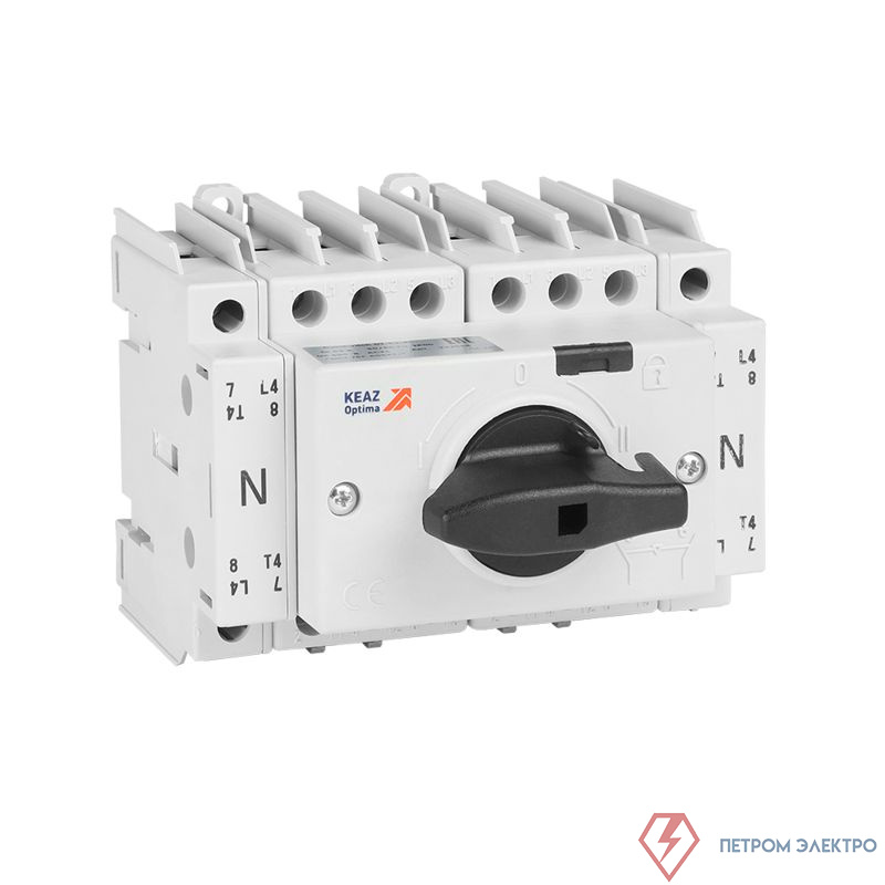 Выключатель-разъединитель реверсивный 4п 63А OptiSwitch DI-63-4C КЭАЗ 332088