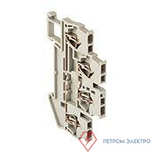 Колодка клеммная ST-1.5 17.5А двойн. пружинная сер. EKF plc-jxb-st-1.5-4-2